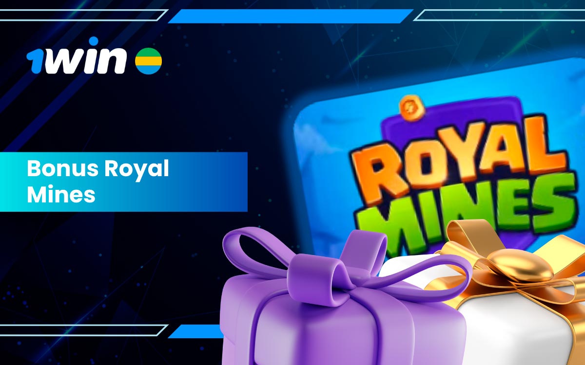 Profitez de gains conséquents grâce aux bonus de 1win Royal Mines.
