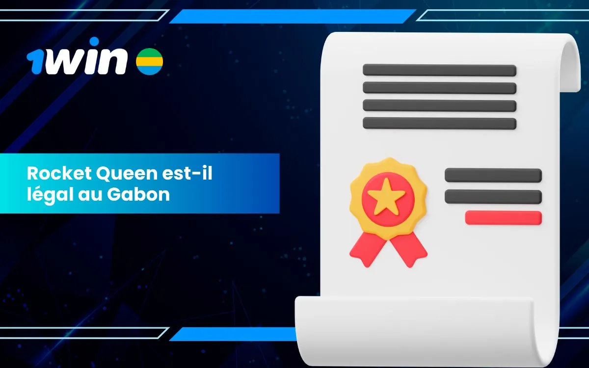 Profitez du jeu Rocket Queen 1win en toute sécurité depuis le Gabon.