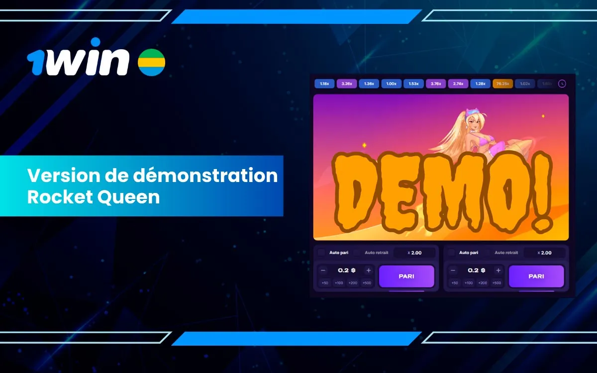 Testez Rocket Queen sur 1win avec la version démo.
