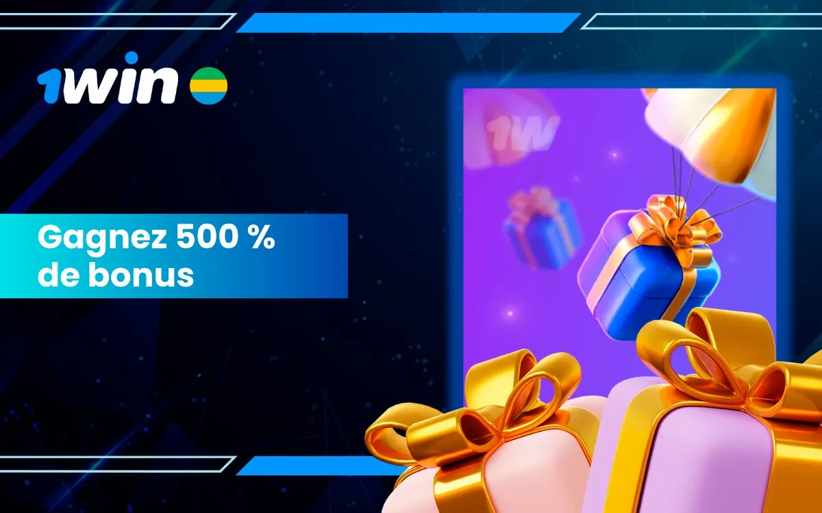 Bonus après inscription 1Win - Recevez jusqu'à 500 % de bonus supplémentaires.