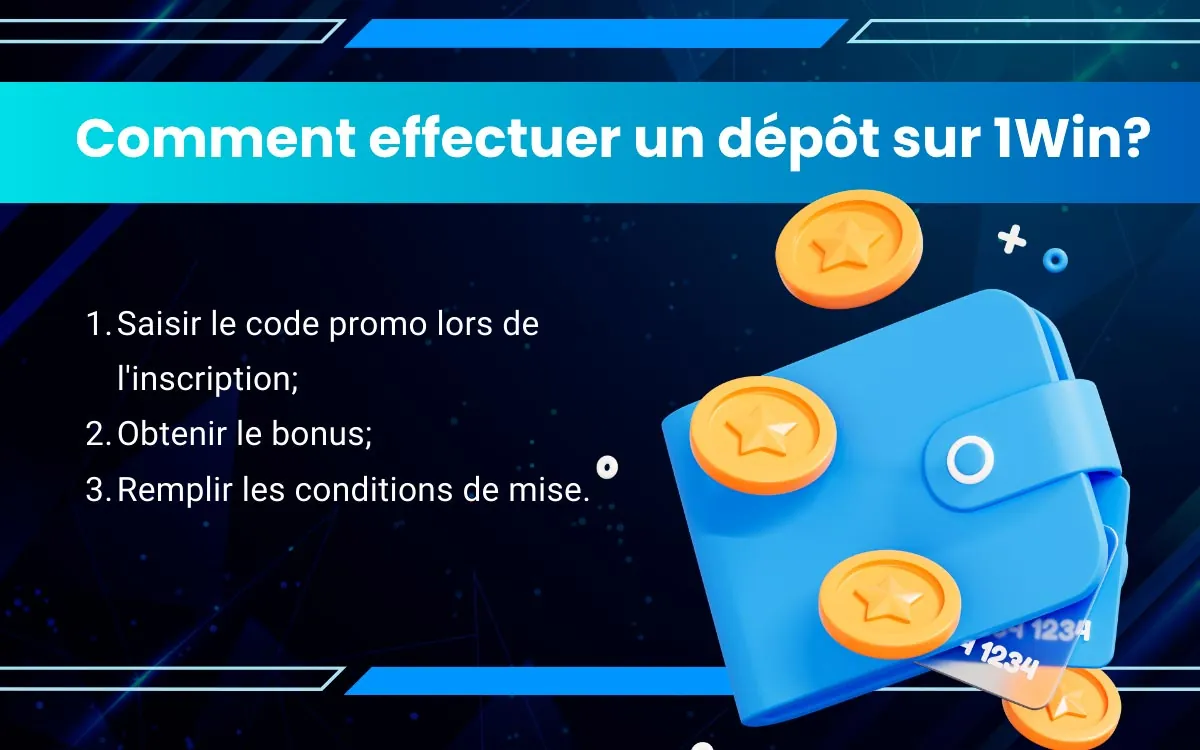 Dépôt sur 1Win : Suivez nos instructions simples.