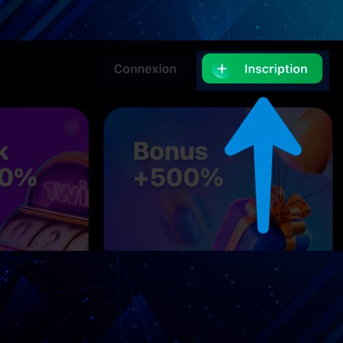 Sur l'écran principal de 1Win, localisez le bouton \